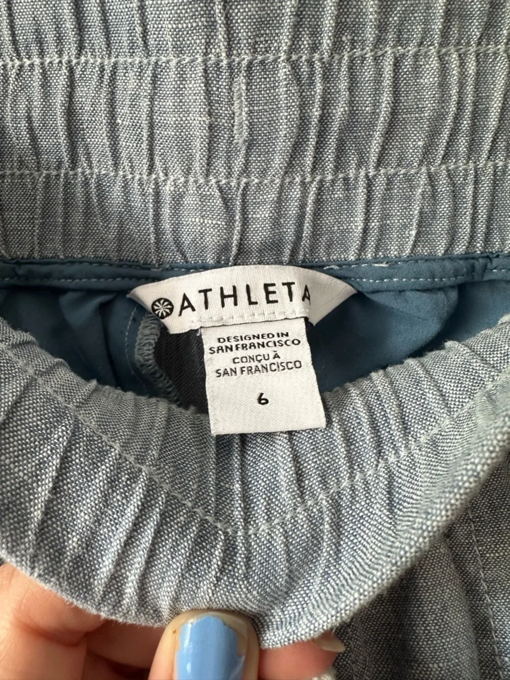 Athleta Cabo Wide Leg Linen Pants - Picture 4 of 5
